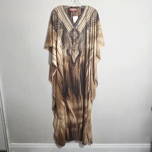 Vintage Brown Maxi Dress